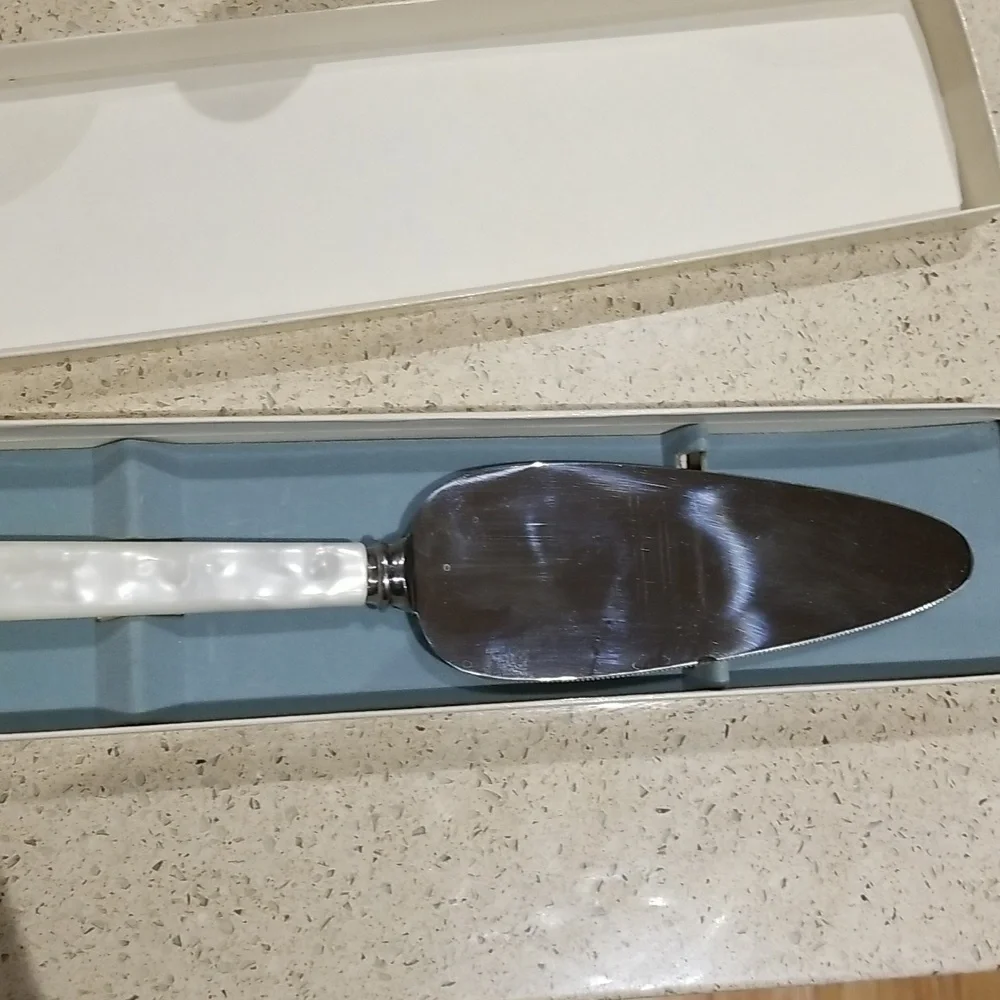 Kirk's Forged Stainless Steel Sheffield Cutlery serving knife Vintage New